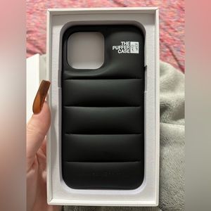 iPhone 13 Pro Max phone case urban sophistication black puffer case